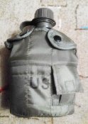 Фляга US 1 литр с подфляжником в комплектном термочехле Army green!!