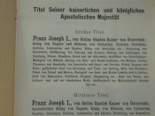 Австро-Венгрия.Табель офицерского состава армии и флота на 1901г.