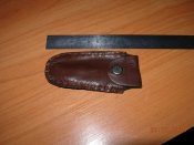 чехол кожанный на складной ножик СССР.