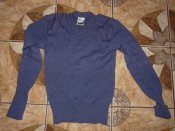 Свитер 100% шерсть Jersey Man's Heavy Blue Grey голубой ВВС Британия size 74/S/44-46р.