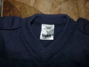 Свитер 100% шерсть Jersey Man's Heavy Blue Grey голубой ВВС Британия size 74/S/44-46р.