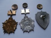 3 пограничных знака 1971 - 1973 года .  КГБ .  СССР .