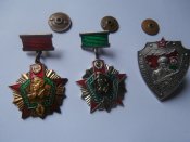3 пограничных знака 1971 - 1973 года .  КГБ .  СССР .
