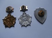 3 пограничных знака 1971 - 1973 года .  КГБ .  СССР .