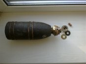 Австрийская,9 см. шрапнель,редкая.№2