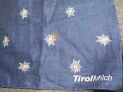 Tirol Milch эдельвейс шейный носовой платок синий(За Вашу цену старт с 1-й гривны