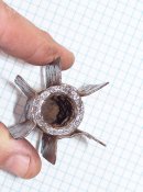 польская 46мм минометная мина ММГ 46mm granat, заготовка разрезной макет