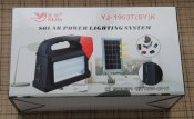 Универсальная походная станция(фонарь1+24SMD,3 лампы,солн. бат,радио,USB,Power bank) YJ-1903T(SY)K (1 шт.)