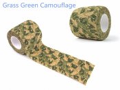 Лента камуфлированная. Grass green camouflage. 1 рулон. Блиц