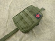 Аптечный быстросъемный подсумок с платформой MOLLE | Олива (1 шт.)