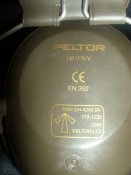 Наушники стрелковые Peltor H61FA (армия Великобритании). Оригинал. Б/у (лот №4)