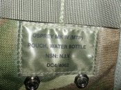Подсумок тактический Water Bottle в камуфляже MTP (армия Великобритании). Оригинал. Б/у (лот №1)