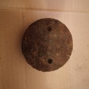Донная заглушка от 105 мм. снаряда