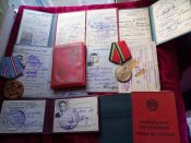 Медали и документы, удостоверения 88