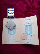 Орден За мужество 3-й степени. 95