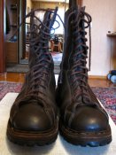 Ботинки итальянских парашютистов (Scarpe militari "Anfibi" da para)ранние