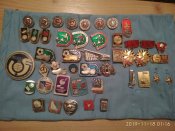 Значки одним лотом .