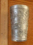 Оловянный стакан "200 лет Санкт-Петербургу" 1903г.