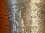 Оловянный стакан "200 лет Санкт-Петербургу" 1903г.
