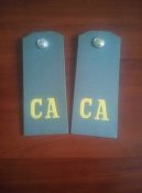 Погоны на рубашку солдата СА 1 пара