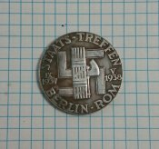 Копия редкой медали периода 3 Рейха.штамп,медный сплав.