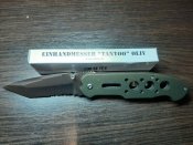 Ніж Mil-Tec One-Hand Tantoo Knife, колір олива. Новий товар.