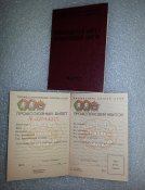 2 профсоюзных билета СССР чистые