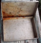 Портсигар РККА алюминий давленая звезда (украшен хозяином)