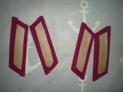 Петлицы шинельные интендантские новые.Картонные