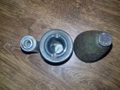 головной взрыватель  A.Z. 23-1 редкий стальной 1944г стакани детонатор нп10