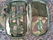 Рюкзак камуфляж оригинал, с 2-мя карманами - Field Pack, DPM, IRR, Transponder AJK. Б/у №3