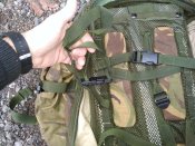 Рюкзак камуфляж оригинал, с 2-мя карманами - Field Pack, DPM, IRR, Transponder AJK. Б/у №3