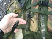 Рюкзак камуфляж оригинал, с 2-мя карманами - Field Pack, DPM, IRR, Transponder AJK. Б/у №3