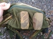 Рюкзак камуфляж оригинал, с 2-мя карманами - Field Pack, DPM, IRR, Transponder AJK. Б/у №3