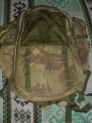 Рюкзак камуфляж оригинал, с 2-мя карманами - Field Pack, DPM, IRR, Transponder AJK. Б/у №64