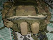 Рюкзак камуфляж оригинал, с 2-мя карманами - Field Pack, DPM, IRR, Transponder AJK. Б/у №64