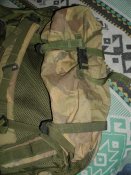 Рюкзак камуфляж оригинал, с 2-мя карманами - Field Pack, DPM, IRR, Transponder AJK. Б/у №64