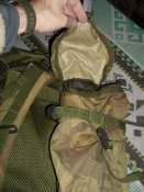 Рюкзак камуфляж оригинал, с 2-мя карманами - Field Pack, DPM, IRR, Transponder AJK. Б/у №64