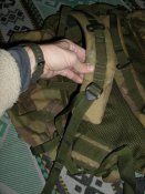 Рюкзак камуфляж оригинал, с 2-мя карманами - Field Pack, DPM, IRR, Transponder AJK. Б/у №64