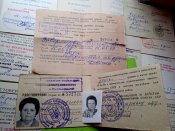 Медали на женщину "Участнику боев на границе" 86