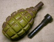 ММГ корпус гранаты Ф-1 (родной окрас.Клеймо)