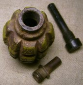 ММГ корпус гранаты Ф-1 (родной окрас.Клеймо)
