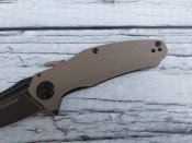 Складной нож от компании Kershaw. Модель Natrix Tan Blackwash (7007TANBW). Оригинал