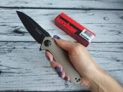 Складной нож от компании Kershaw. Модель Natrix Tan Blackwash (7007TANBW). Оригинал