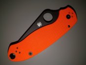 Spyderco para3 cts-xhp orange g-10