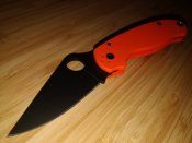 Spyderco para3 cts-xhp orange g-10