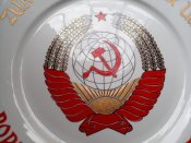 Агитационная тарелка 50 лет СССР, Германия
