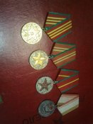 Выслуга 10,15,20 лет + ветеран ВС