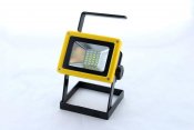 Переносной прожектор 100W с полицейской мигалкой