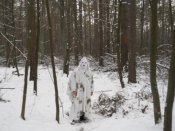 Зимнее маскировочное пончо армии Бундесвера .Оригинал 100%